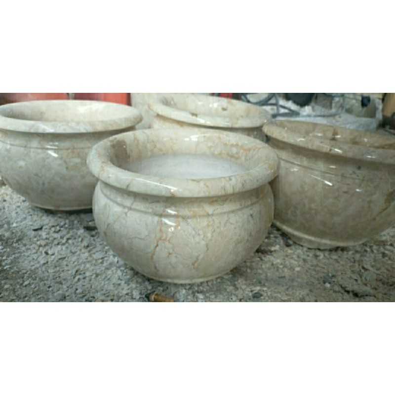 Pot Batu Marmer