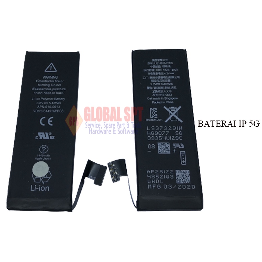 BATERAI IP 5G / BATRE / BATERE / BATERE IP5