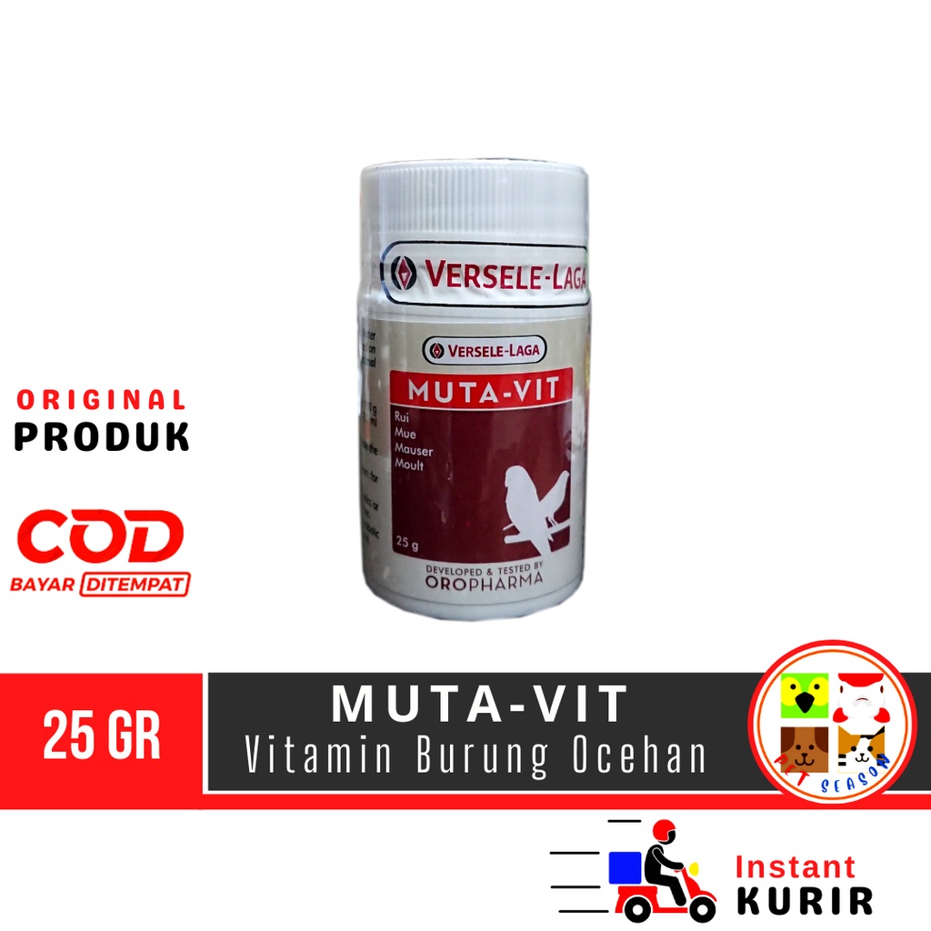 VITAMIN OBAT BURUNG MABUNG MUTA-VIT VERSELE LAGA UNTUK KENARI | LOVEBIRD | MURAI BATU | KACER