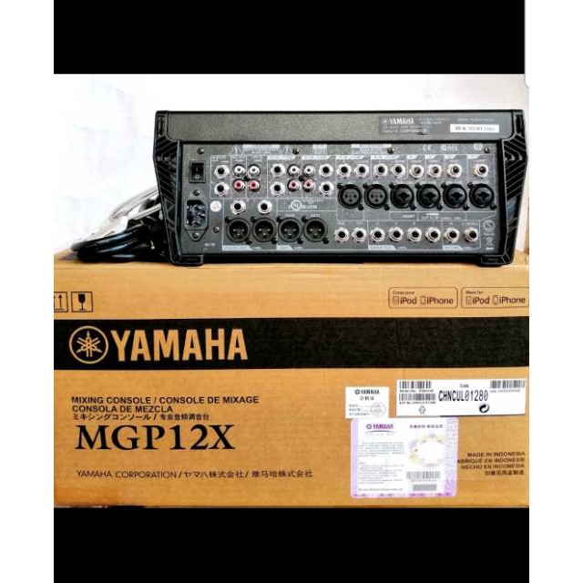 PROMO MURAH Mixer Audio yamaha mgp 12x/mgp12x/mgp 12 x ( 12ch 12 channel )