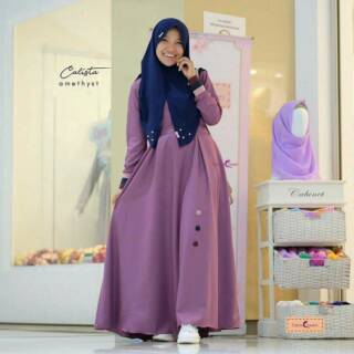 Ramona Dress By Emmaqueen Gamis Baju Muslim Mewah Pesta