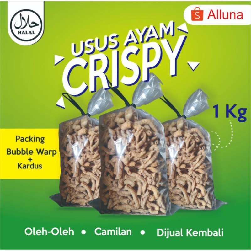 

1kg Kripik usus Ayam gurihh