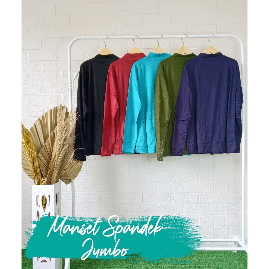 MANSET BAJU BAHAN LICIN SPANDEK JERSEY / STANDAR DAN JUMBO BISA BAYAR DI TEMPAT / COD.