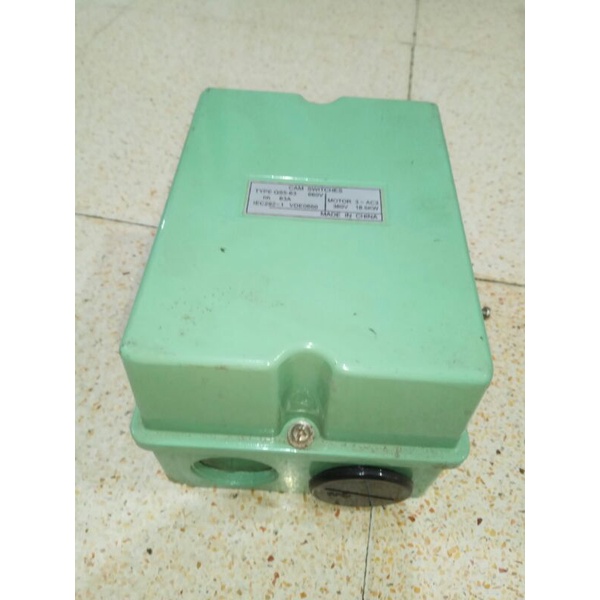 Jual CAM SWITCH QS5-63 660V - CAM STARTER 3 PHASE - ON OFF MESIN BESAR ...