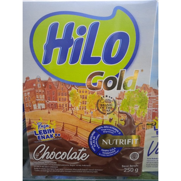 

Hilo Gold Nutrifit Chocolate 250 Gram