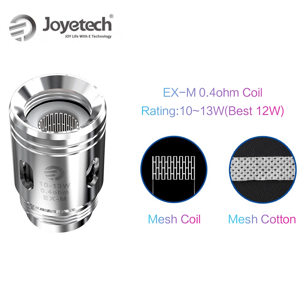 5PCS COIL EXCEED GRIP POD 0.4 OHM By JOYETECH