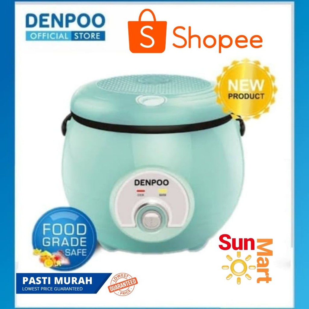 Rice Cooker Mini Anti Lengket 0.8 L DENPOO DMJ 18 SB