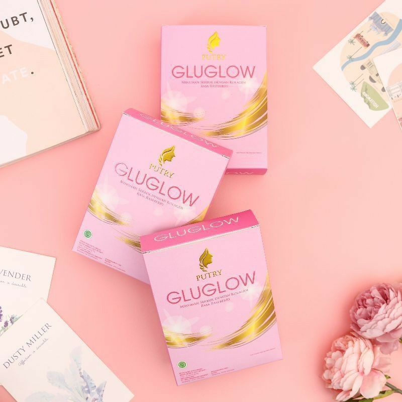 [BPOM & HALAL MUI] Gluglow Collagen Drink Whitening | Collagen Beauty Drink | Suplemen