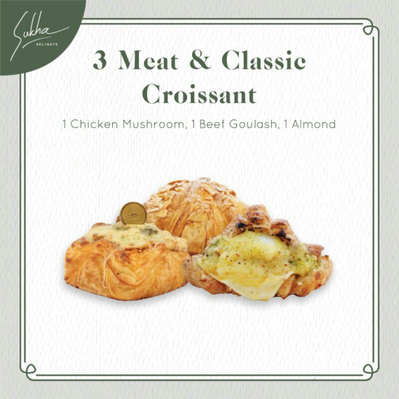 

3 Meat & Classic Croissant