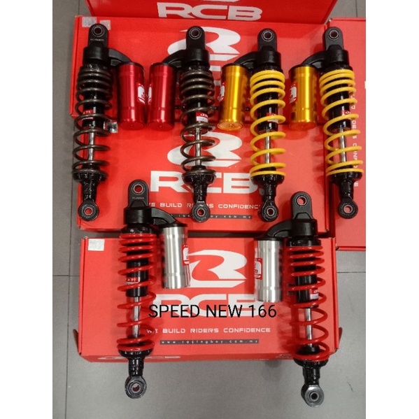 SHOCK SHOCKBEREAKER TABUNG ATAS RCB VS SERIES PREMIUM SINGLE KLIK REBOUND -RB-MB-2 SERIES (G-GL) 320MM RXKING- RXZ - TIGER - SUPRA -SHOGUN DAN ALL PNP-4