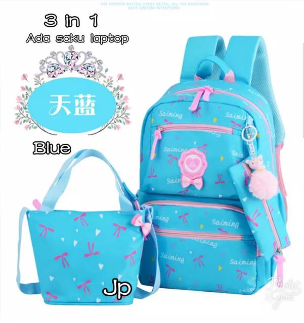 Tas Sekolah Ransel kerja /Tas Wanita SET Anello-4