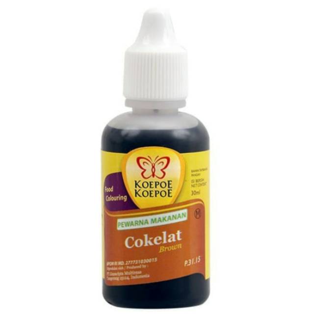 

Koepoe Koepoe Pewarna Coklat 30 ml