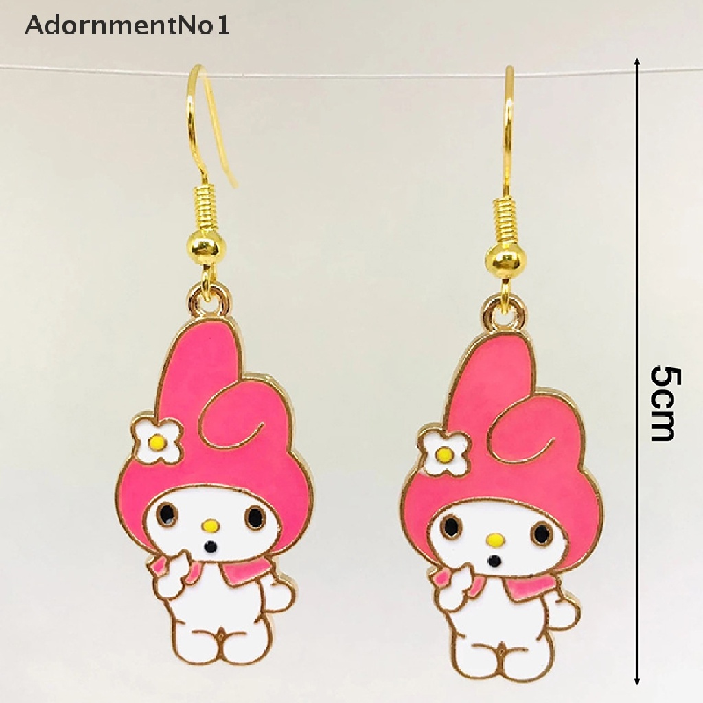 (AdornmentNo1) Anting Gantung Panjang Kait Motif Kartun Kelinci Untuk Perhiasan Wanita / Cosplay