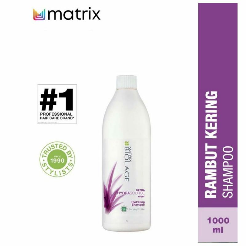 MATRIX SHAMPOO Biolage Hydrasource 1000ML - Shampo Rambut Kering