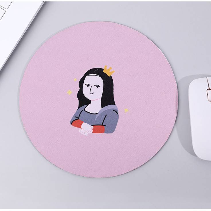 J2 - Mousepad kartun student Alas Mouse / Tatakan Mouse lentur-Queen