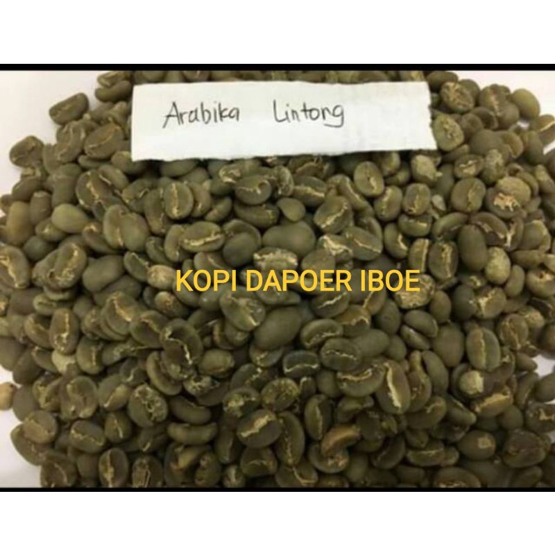 

Biji Kopi Mentah Green bean arabika lintong 1kg