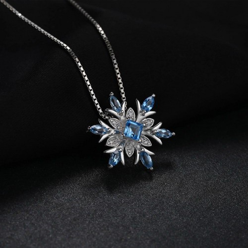 Kalung Liontin Batu Topaz Natural LT356