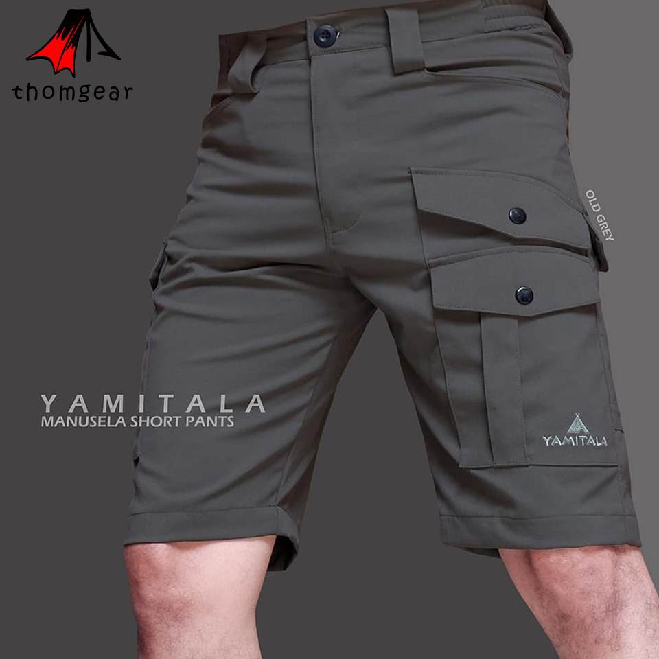 Celana Pendek Gunung Outdoor Hiking Pendek Yamitala Manusela Unisex Pria Wanita Laki Laki Cewek Cewe Cowok Cowo Dewasa Quickdry Stretch Elastis Slim Fit Reguler Karet Pinggang Original Terbaru Ukuran S Xl 27 Jumbo Thomgear