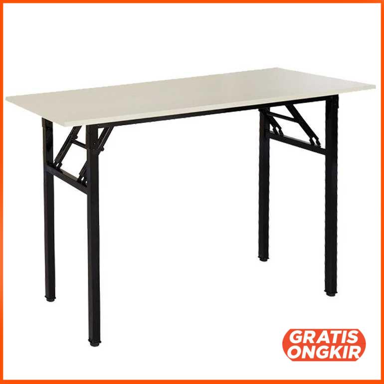 HOME Meja Kayu Belajar Laptop Foldable Desk 120x40CM - M024524