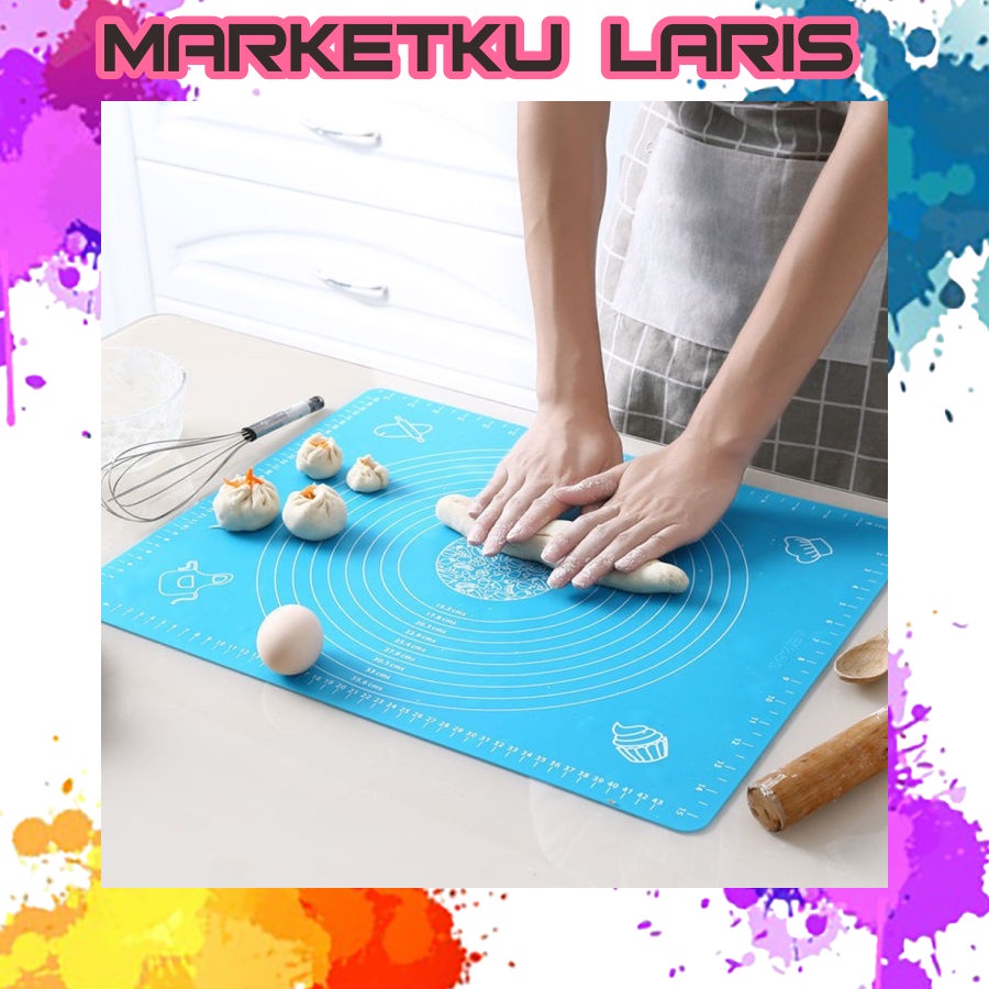 

MKL - Alas Adonan Kue Baking Bahan Silikon Food Grade Dan Anti Lengket 50x40cm R756