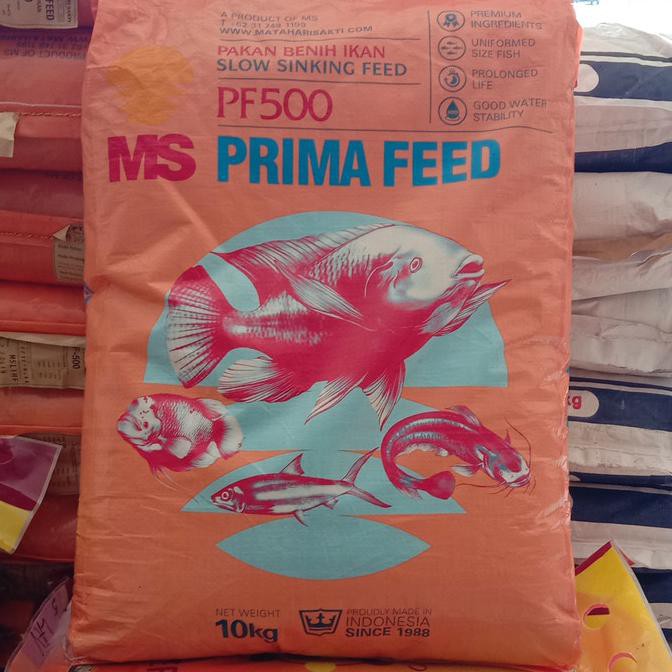 TERBARU PAKAN MAKANAN BENIH IKAN NILA GURAME LELE PF 500