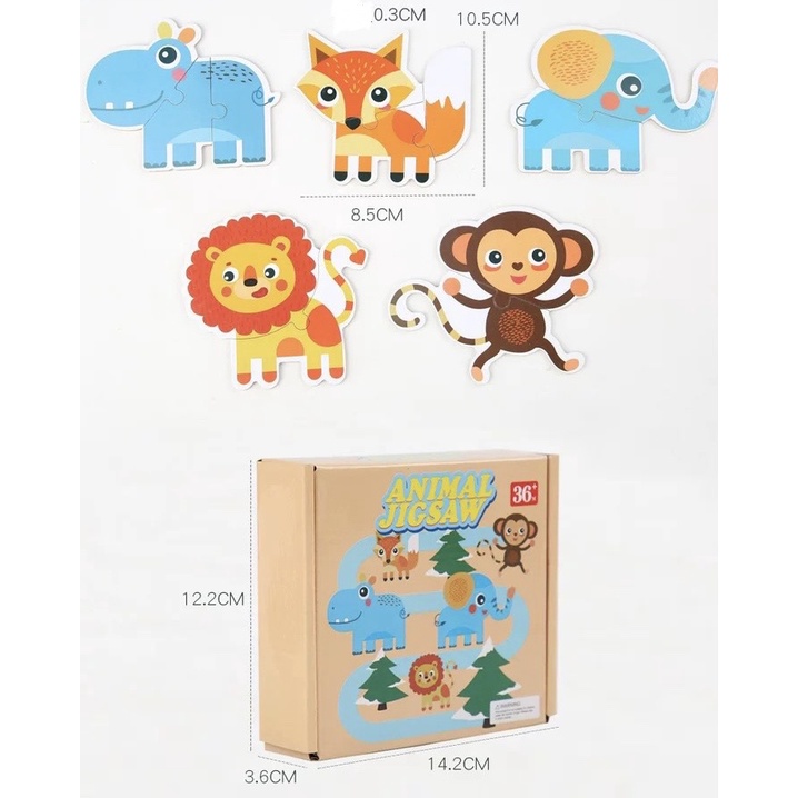 JIGSAW BOX PUZZLE | Mainan puzzle anak jigsaw edukasi