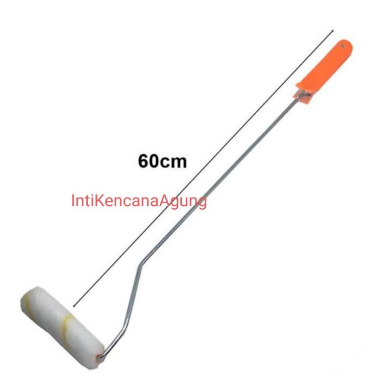 Kuas Roll Cat 4 Inch Roll Kapal Tangkai Kecil 60 Cm Kuas cat panjang kuas rol panjang rollan cat