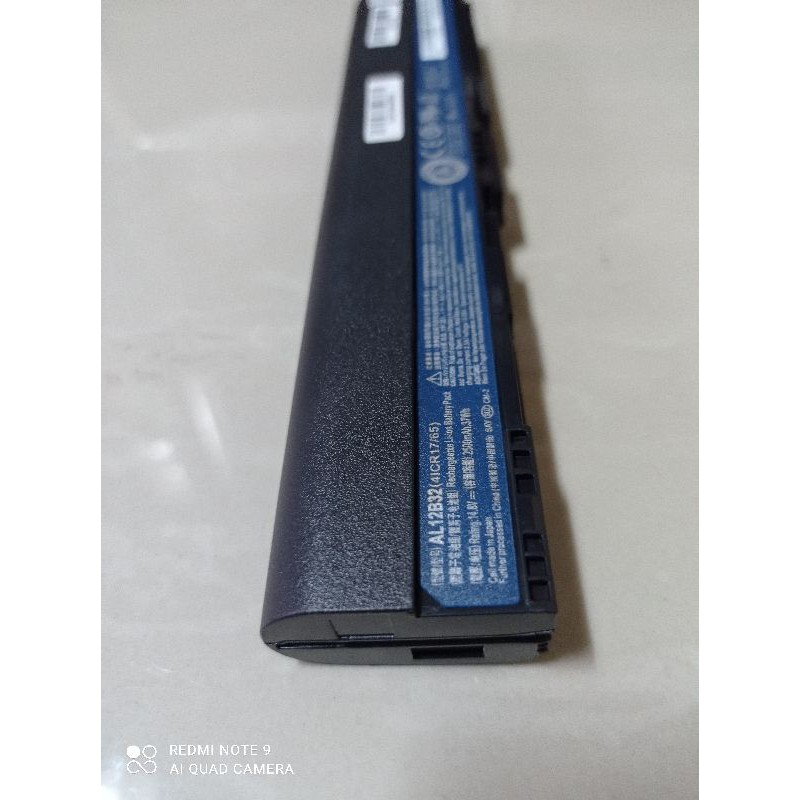 Baterai SLIM Battery Acer Aspire One AO725 725 756 v5-121 v5-131 v5-171 AL12B32