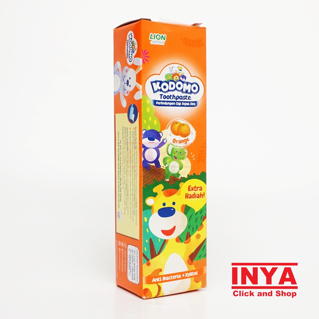 KODOMO TOOTHPASTE ORANGE 45gr - Pasta Gigi Anak - Odol