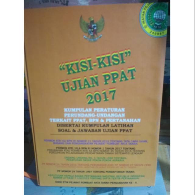 

Kisi kisi ujian ppat 2017