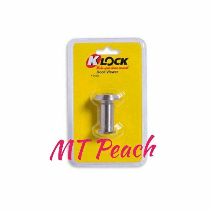 

K-LOCK DOOR VIEWER BRASS BODY W/GLASS MA17