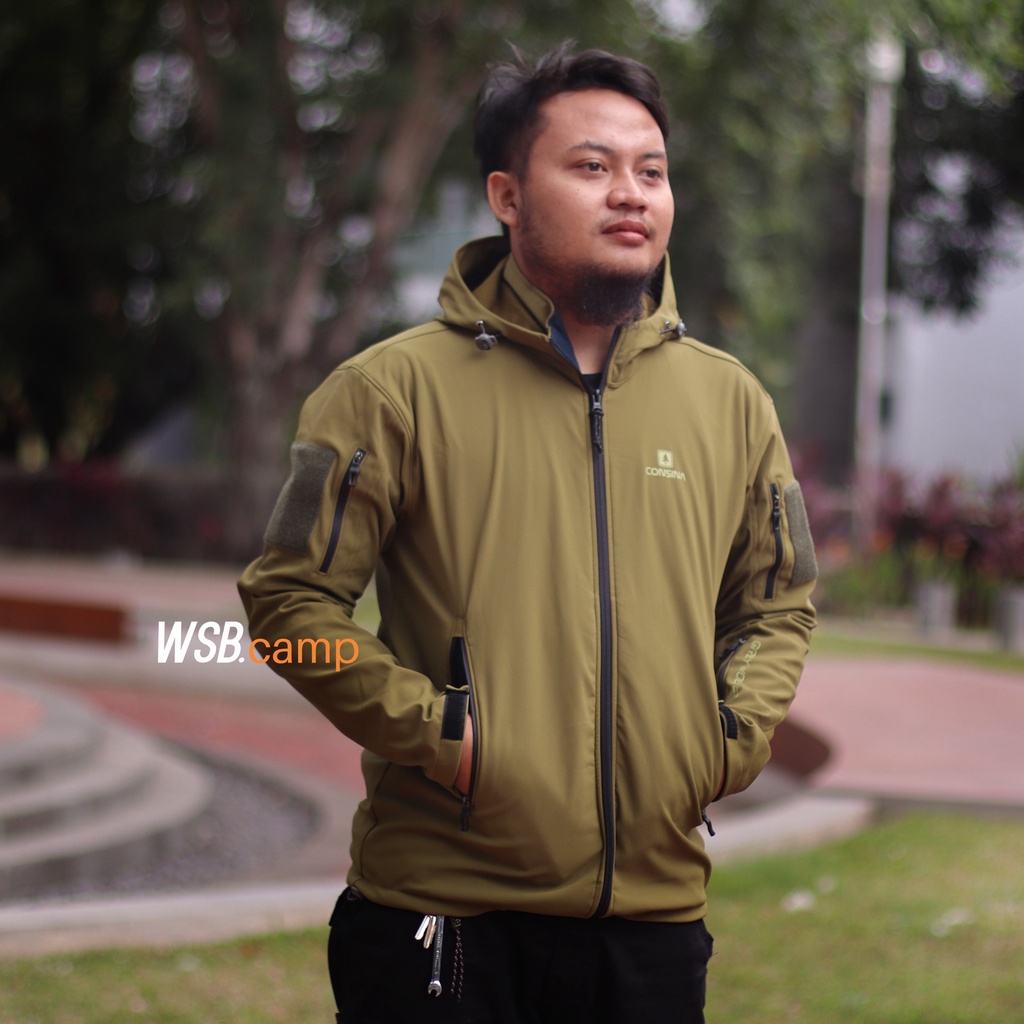 JAKET CONSINA GREY WOLVES - Jaket Outdoor - SOFTSELL