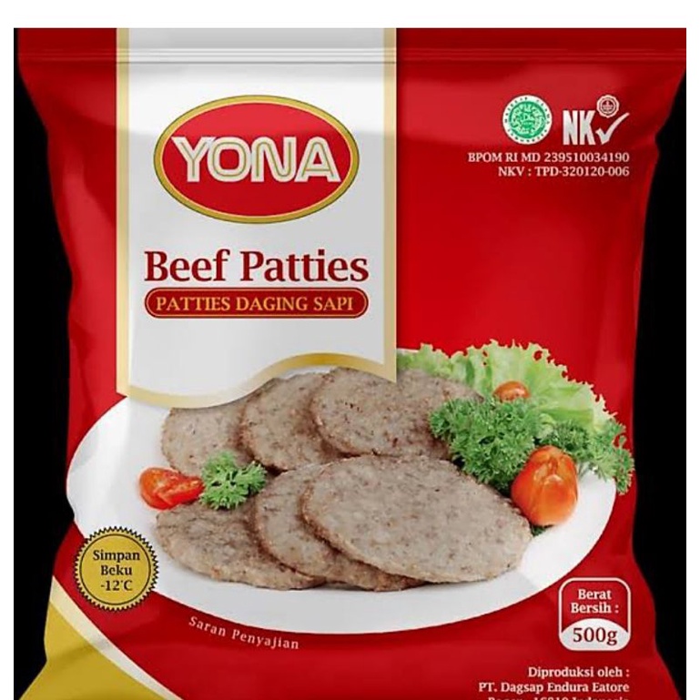 

Yona Beef Patties 500GR