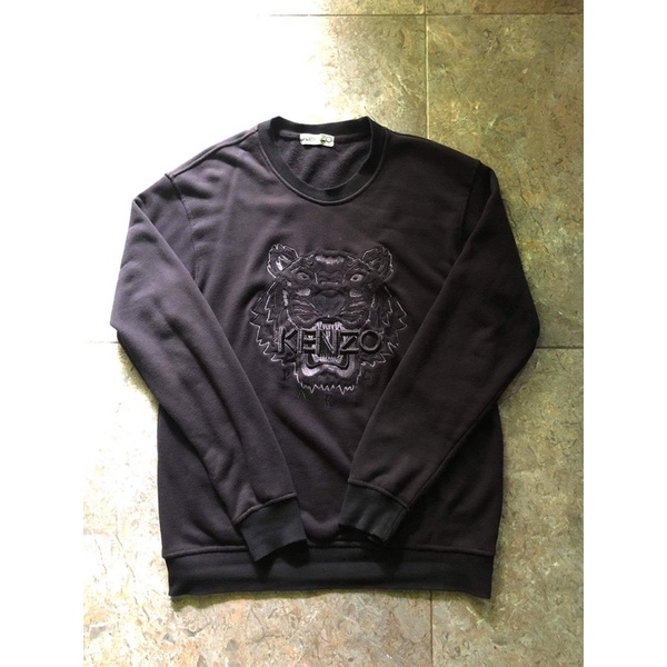 crewneck kenzo black on black second original