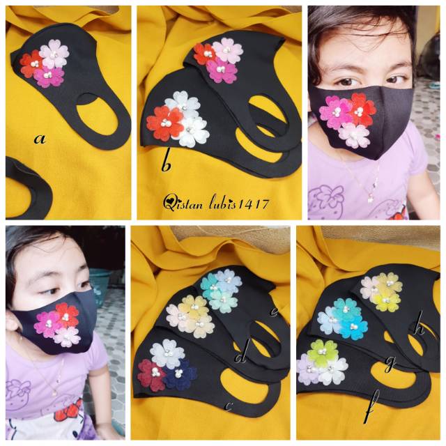 Masker hias dewasa order 10 free 2pcs