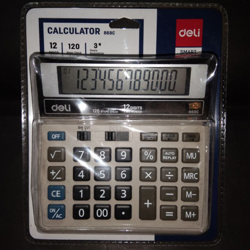 

kalkulator besar 868 deli 12 digit