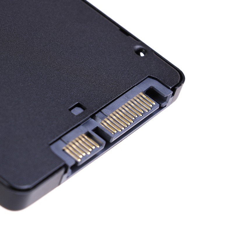 (Ele) Case Adapter Konverter Msata Ssd Ke Sata 2.5 &quot;Bahan Metal Warna Putih