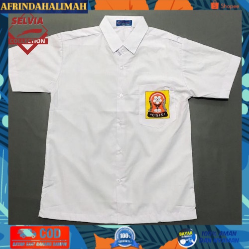 

{TERBARU} BAJU SERAGAM SEKOLAH SMP PUTIH LENGAN PENDEK MERK SERAGAM - No. 15