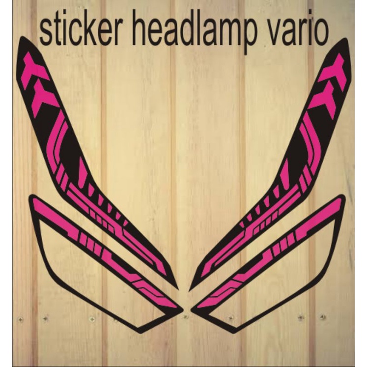 stiker cutting sticker variasi headlamp vario