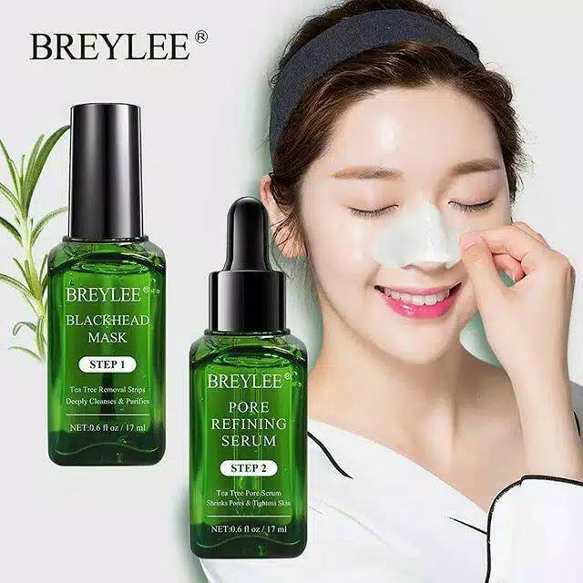 BREYLEE Blackhead Mask &amp; Pore Minimizer Serum Varian - 17ml (Step 1 &amp; 2) Original BPOM