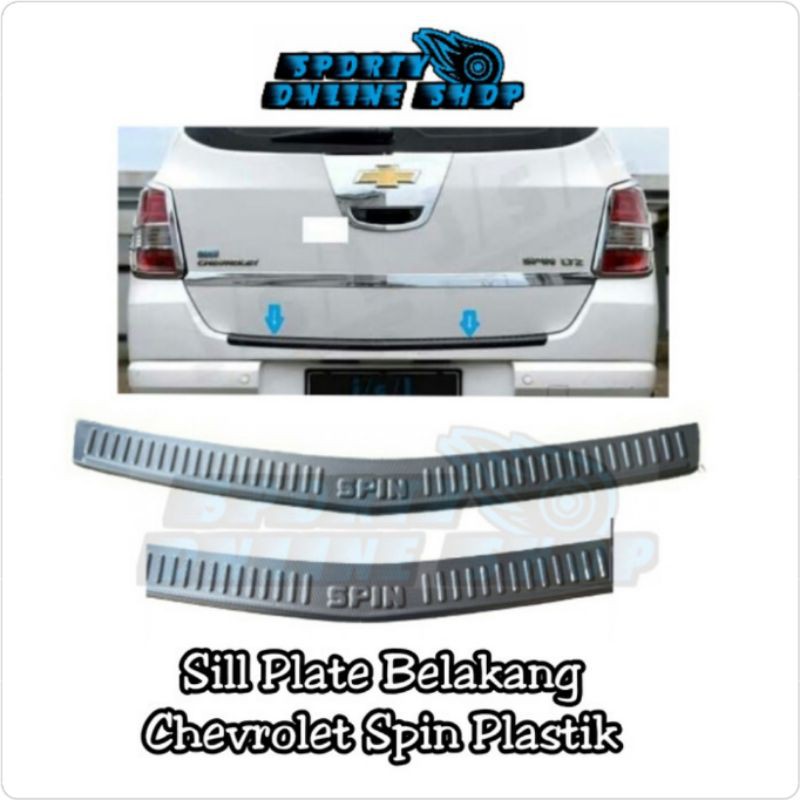 Sill Plate Belakang Spin Plastik