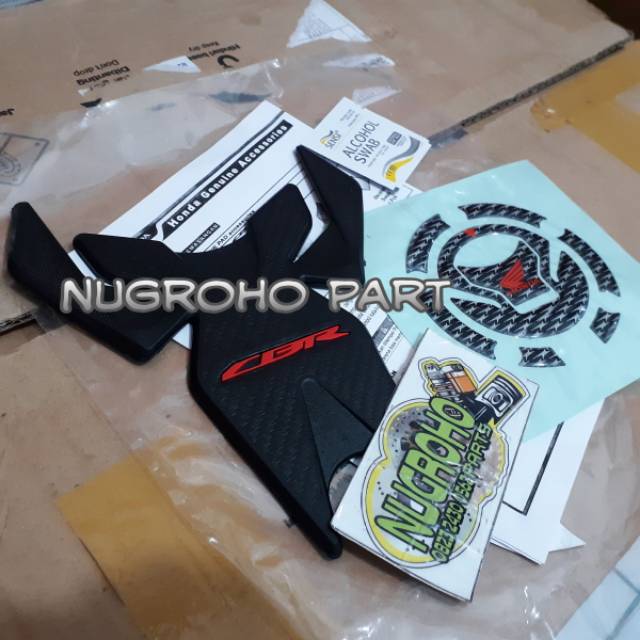 Tank Pad Dan Fuel pad Stiker Tutup Bensin New Cbr150r Led K45G K45N Aksesoris Original Honda