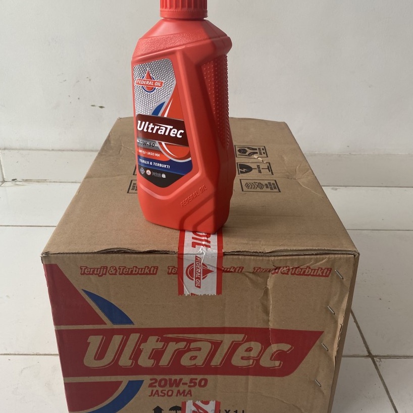9 /DUS ULTRATEC 1L ISI 24 FEDERAL OIL OLI MOTOR 20W 50 API SJ JASO MA