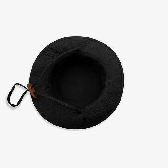 ((TERMURAH)) Geoff Max Official - Gaston Black | Bucket Hat | Topi Pria