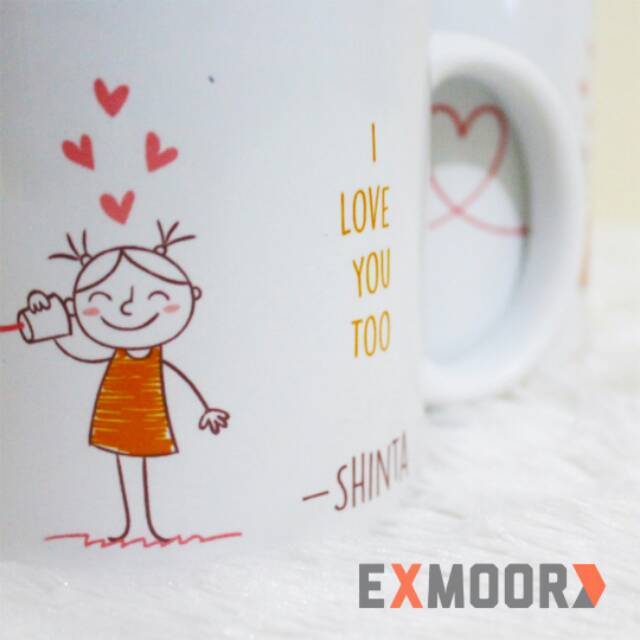 Mug Couple Doodle 1 Kado Pacar