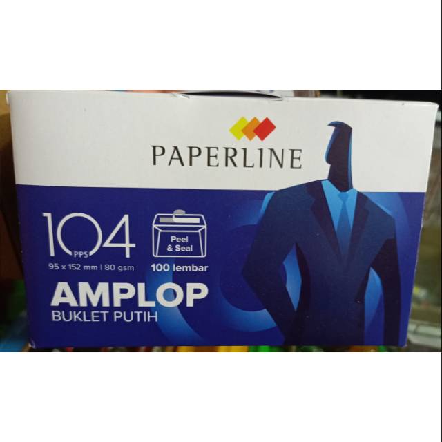 AMPLOP PAPERLINE 104 ISI 100 PIECES