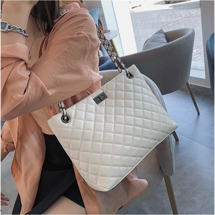 BJ81727 - BLACK/GREEN/SILVER/WHITE - TAS BAHU SHOULDERBAG TOTEBAG TALI RANTAI SLEMPANG IMPORT TAS WANITA FASHION IMPORT MODIS ELEGAN TERMURAH TERLARIS TERBARU BAGSTORE JAKARTA TAS BATAM GT1727 BQ3282 JT9642