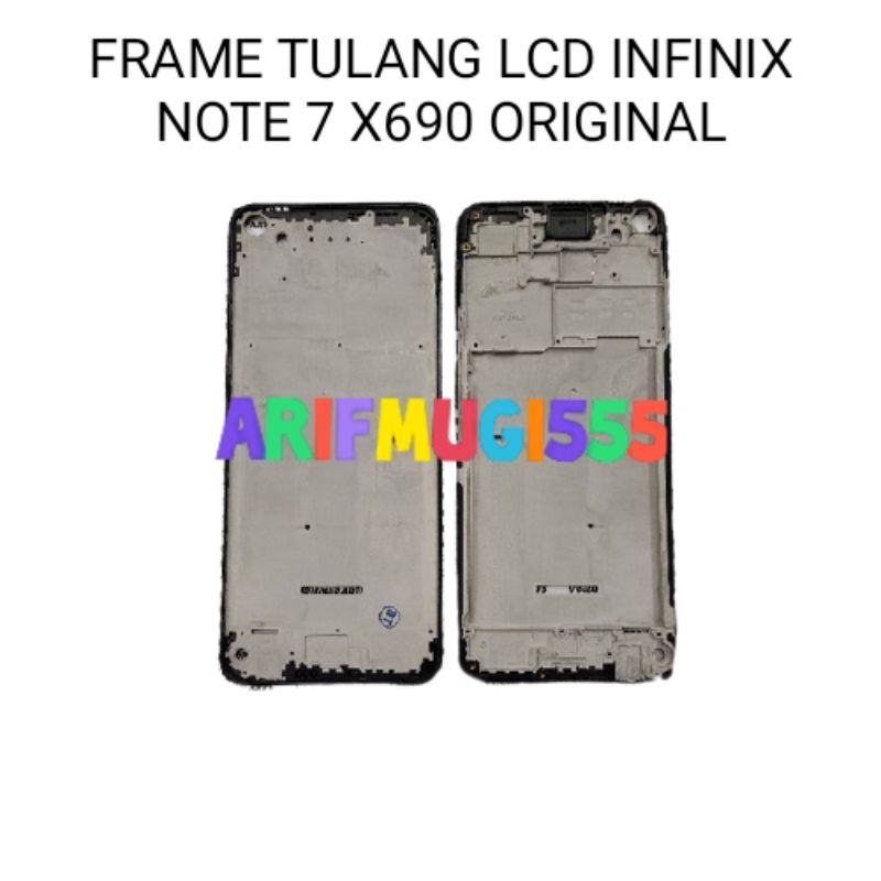 Frame Tulang Tengah Lcd Infinix Note 7 X690 Original