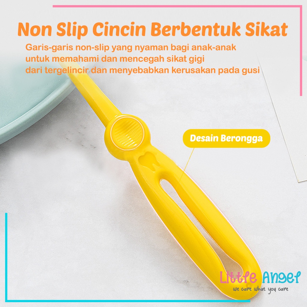 SIKAT GIGI BAYI ANAK SILIKON Baby Training Toothbrush Karakter Silicon Lembut Bulu Halus Kids Teether Gigitan