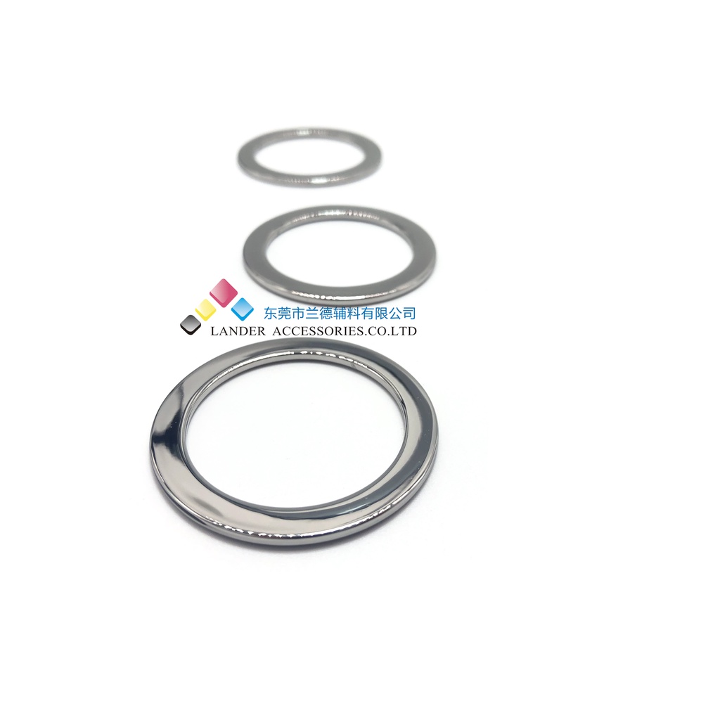 Lander Ring O - Ring Bulat - Metal - Aksesories tas - 40mm - FX2464